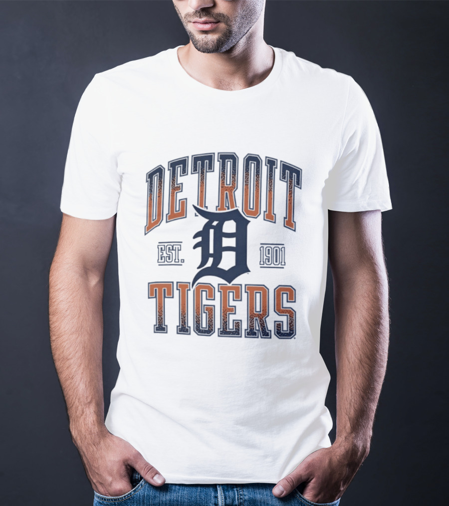 Detroit Tigers Est 1901 MLB Baseball T-Shirt