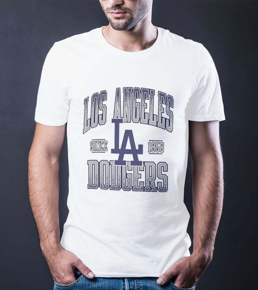 Los Angeles Dodgers LA Since 1958 MLB Baseball T-Shirt