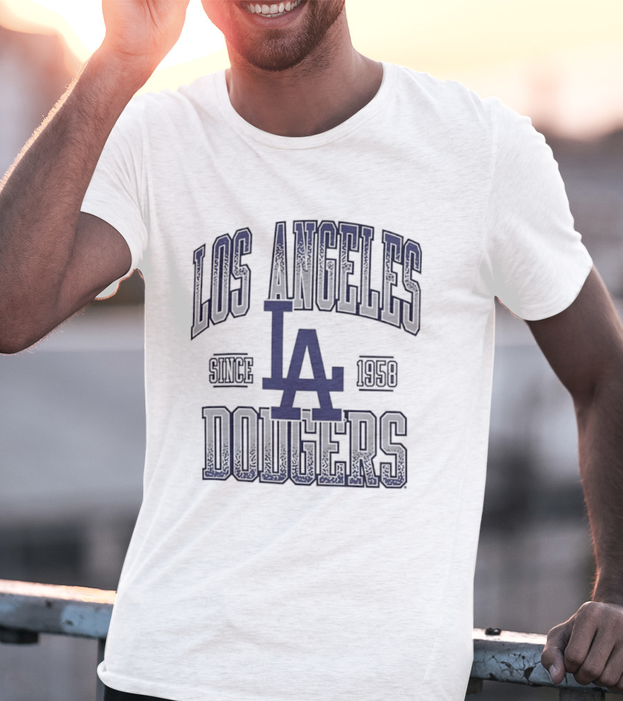 Los Angeles Dodgers LA Since 1958 MLB Baseball T-Shirt