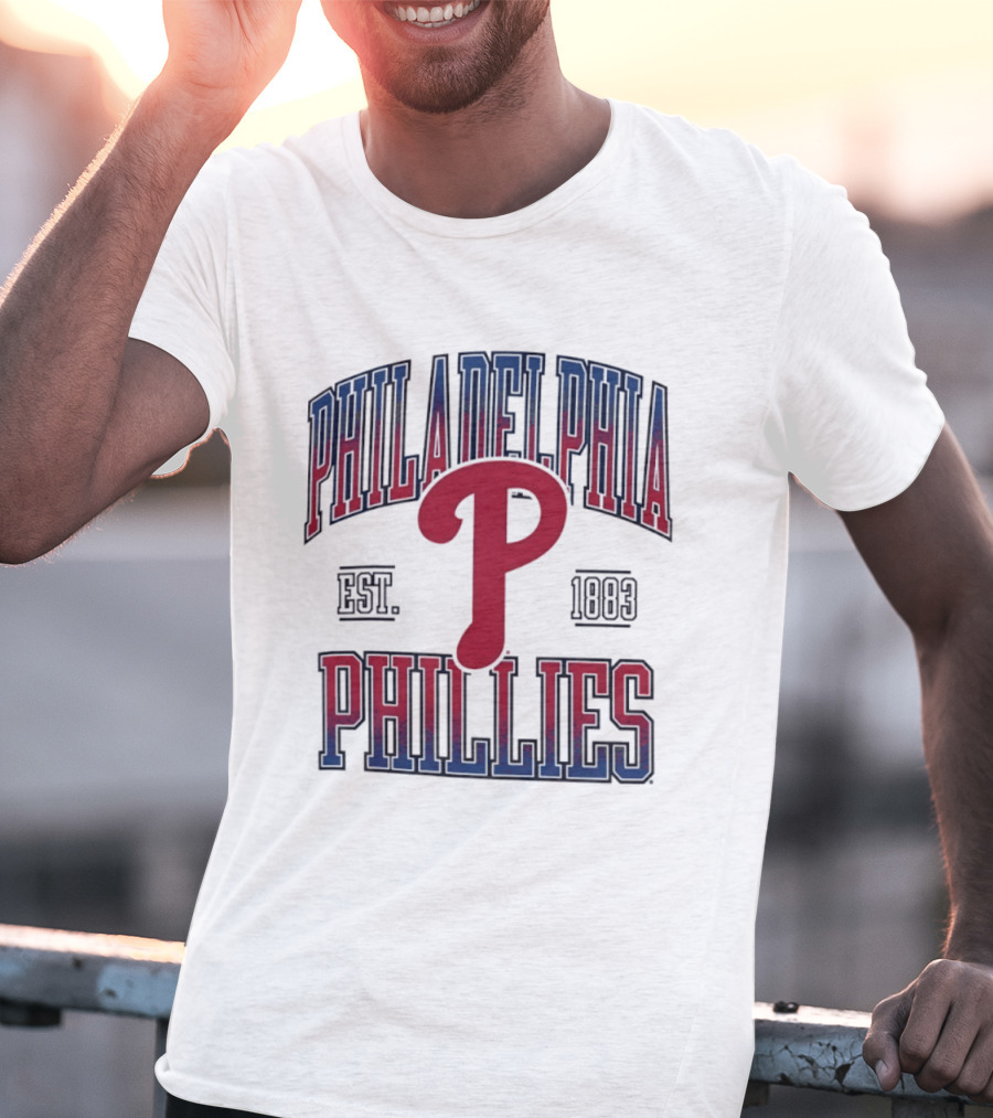 Philadelphia Phillies Est 1883 MLB Baseball P Icon Classic Team T-Shirt
