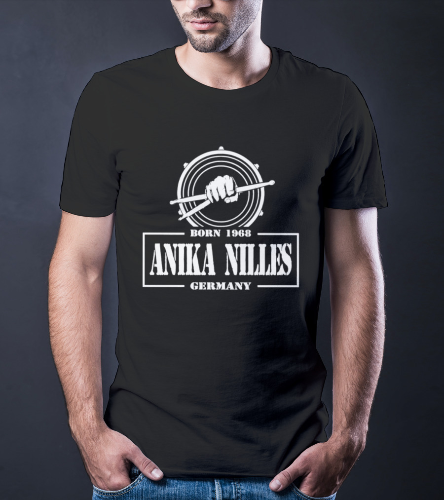 Anika Nilles Born 1968 Germany Drum Sticks T-Shirt