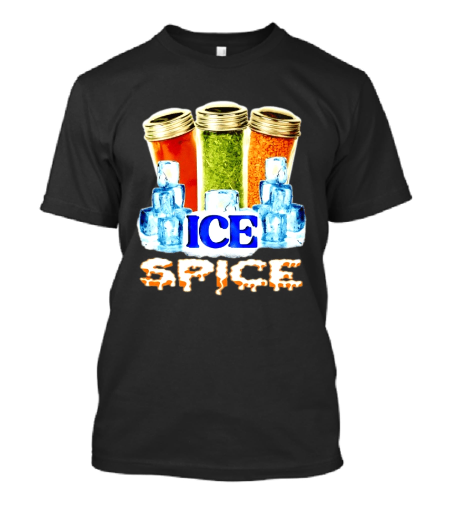 Ice Spice Iced Out Hip Hop Rap Music Funny Wordplay T-Shirt