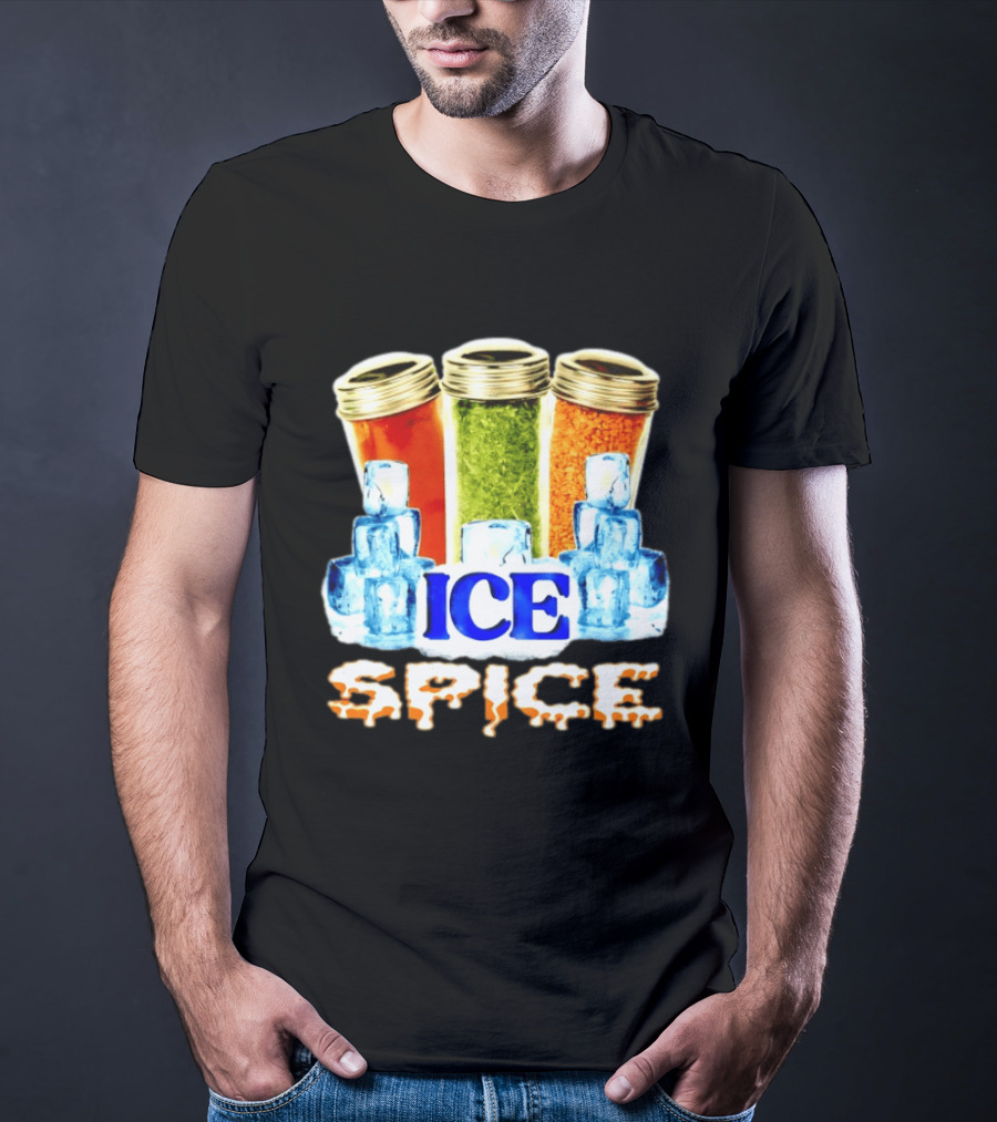 Ice Spice Iced Out Hip Hop Rap Music Funny Wordplay T-Shirt