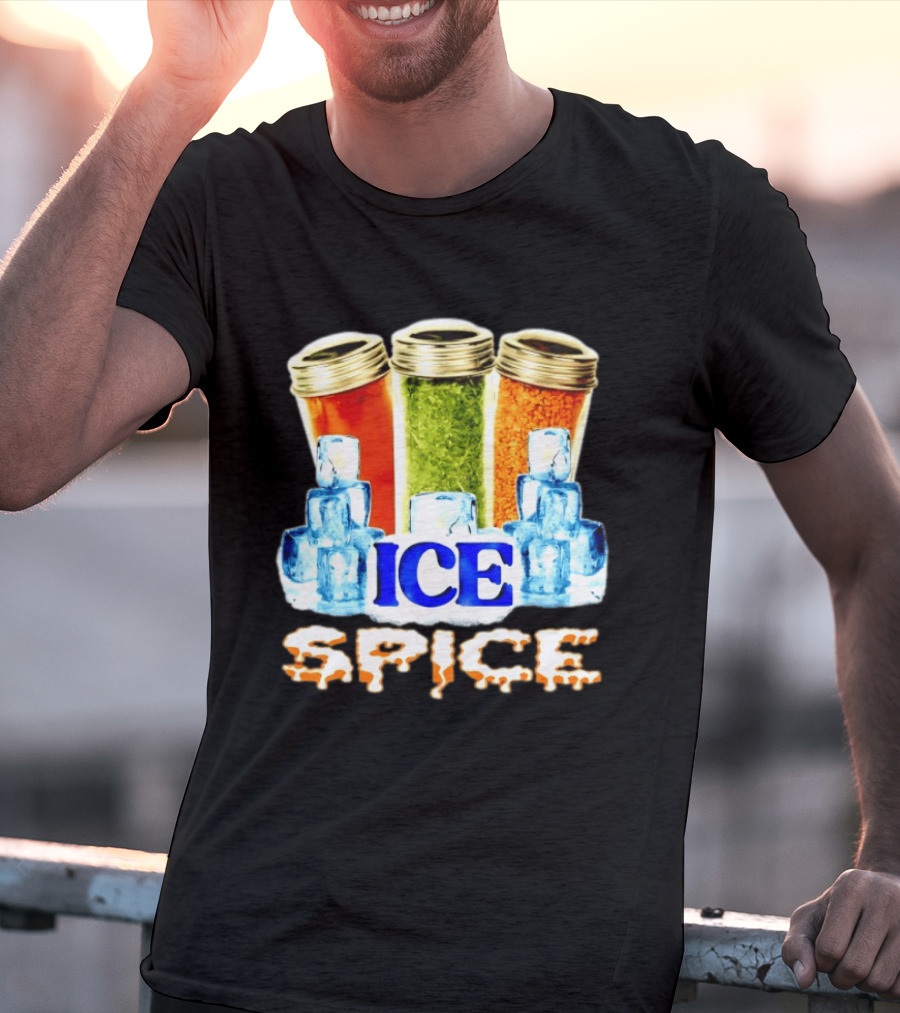 Ice Spice Iced Out Hip Hop Rap Music Funny Wordplay T-Shirt