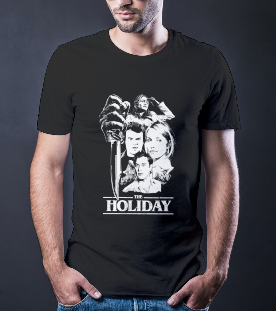 Kate Winslet Jack Black Cameron Diaz Jude Law The Holiday Horror Slasher Mashup T-Shirt