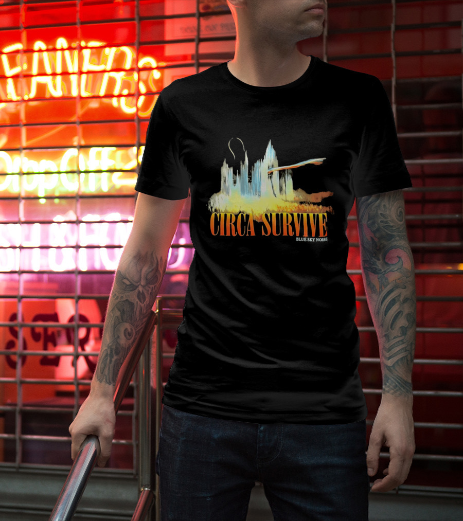 Circa Survive Blue Sky Noise Album T-Shirt