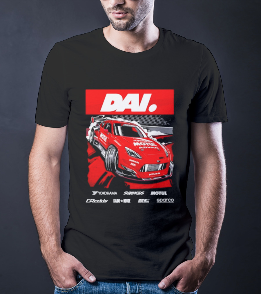 Dai Yoshihara Motul Advan Subimods Greddy Kaido House Sparco Yokohama Racing Car T-Shirt