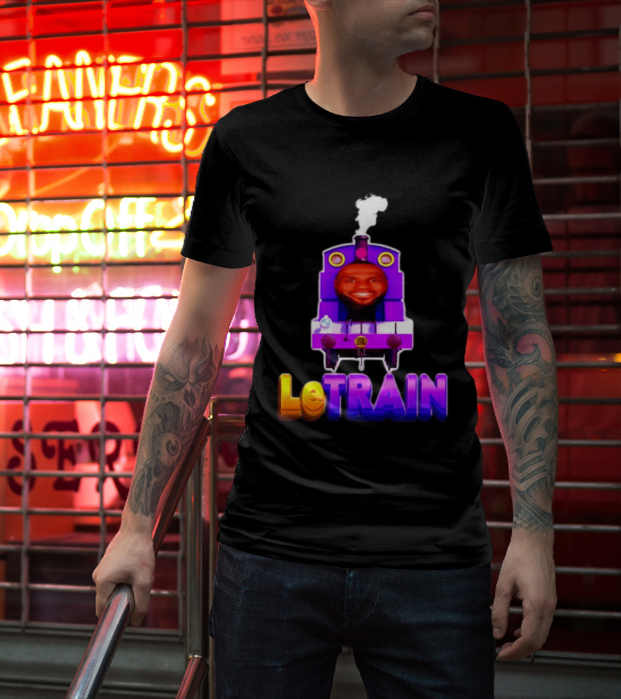 LeBron James LeTrain Meme With Philadelphia 76ers Concept T-Shirt