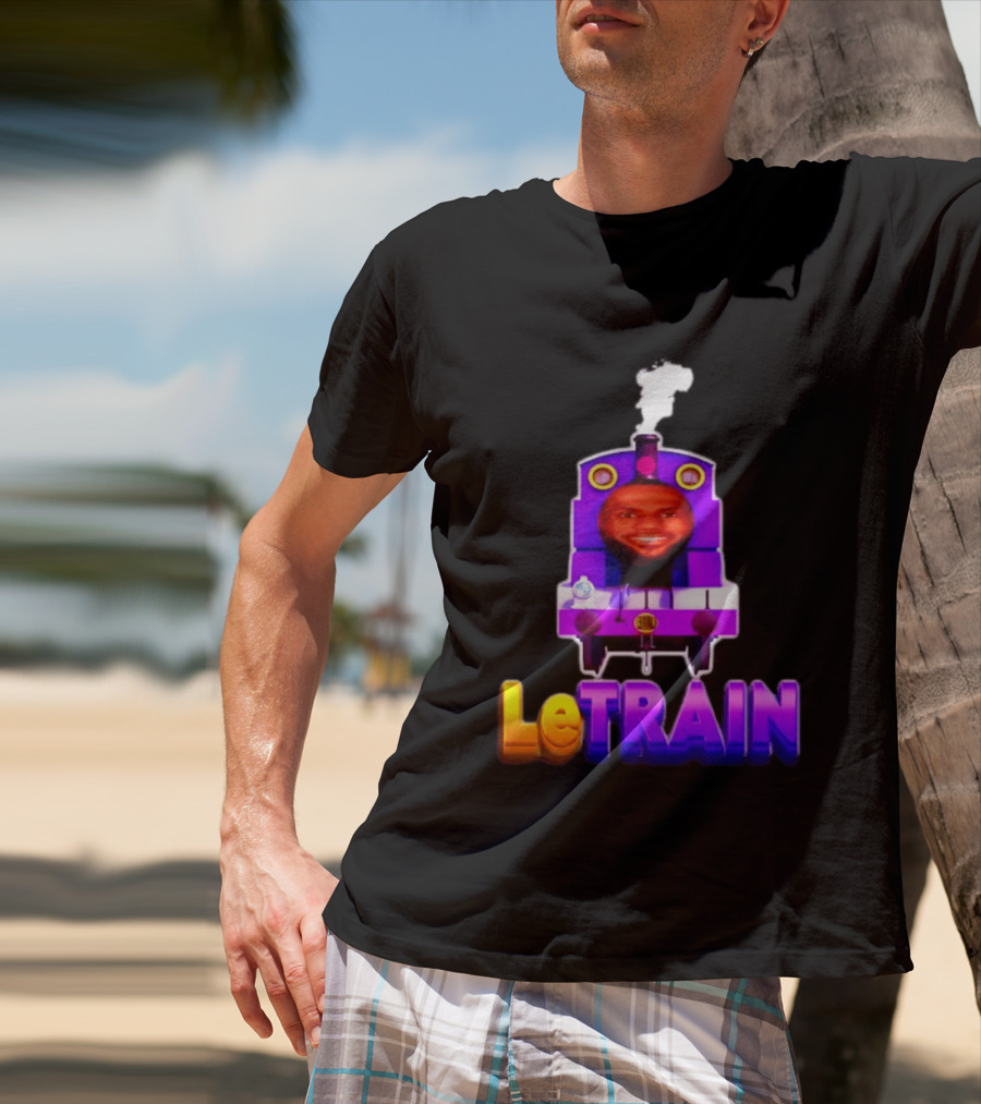 LeBron James LeTrain Meme With Philadelphia 76ers Concept T-Shirt