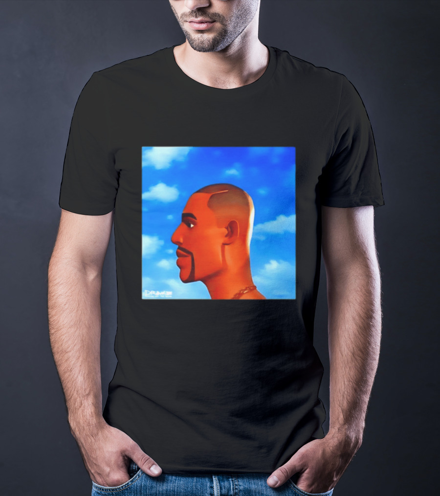 Drake For All The Dogs OVO Hip Hop Rap Album Sky Blue T-Shirt