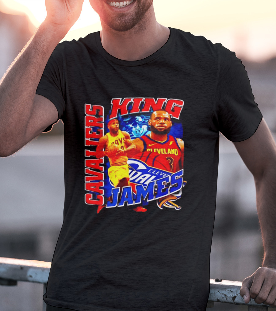 Cleveland Cavaliers King James LeBron Nike NBA Basketball Star T-Shirt