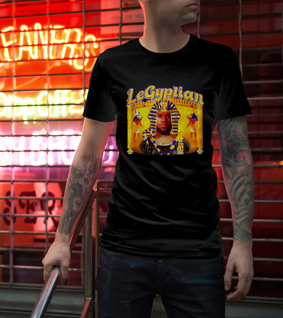 LeBron James LeGyptian Philadelphia 76ers Basketball Meme T-Shirt