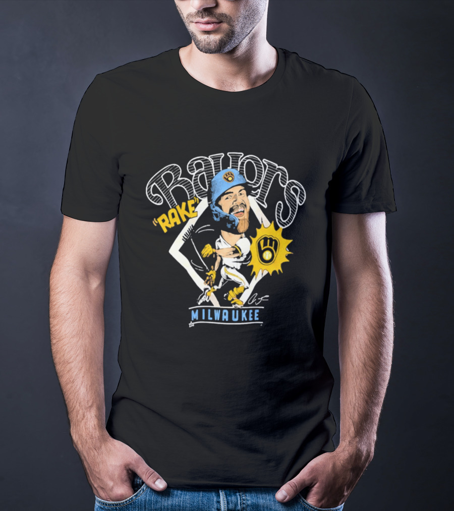 Milwaukee Bauers Rake Baseball Art 2026 T-Shirt