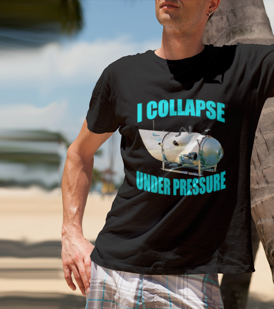 OceanGate Titan Submersible I Collapse Under Pressure T-Shirt