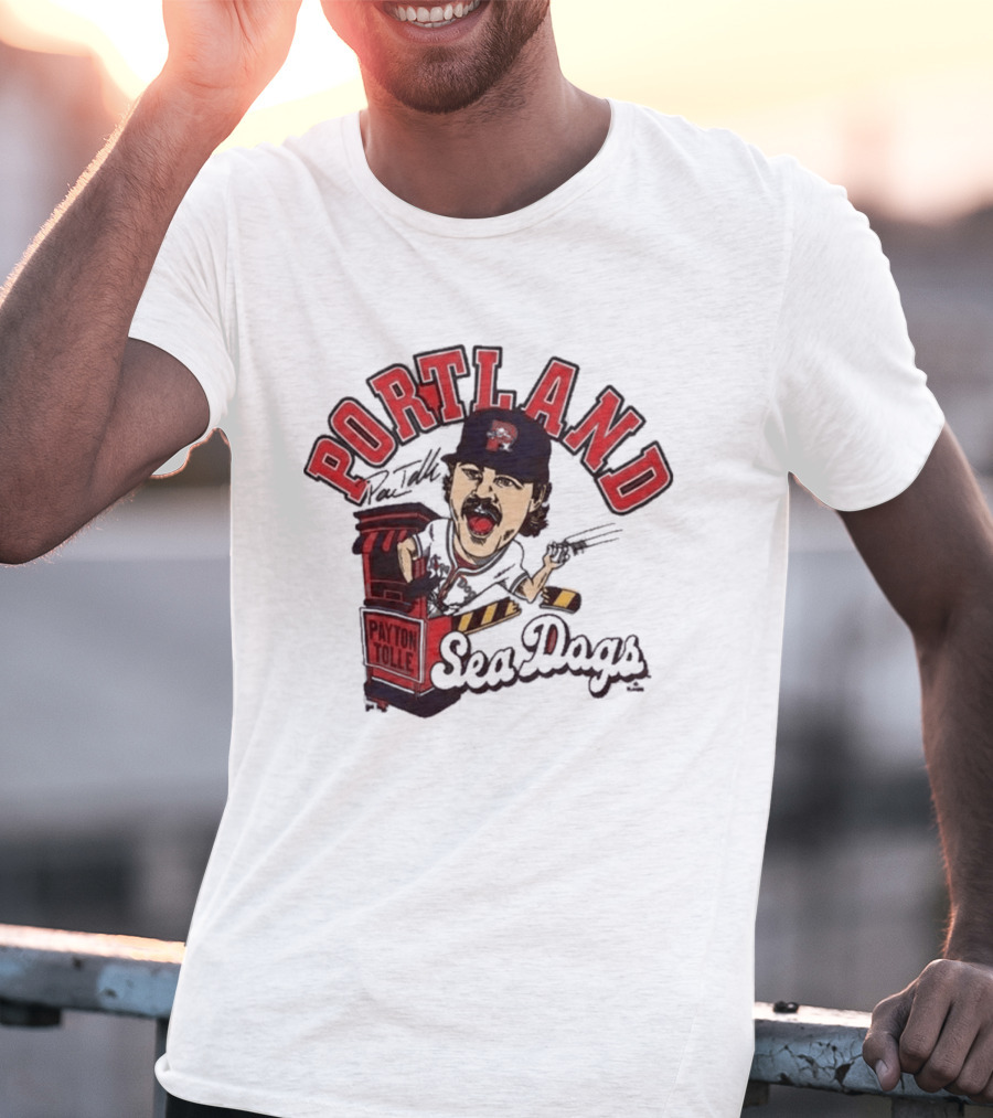 Payton Tolle Portland Sea Dogs Baseball T-Shirt