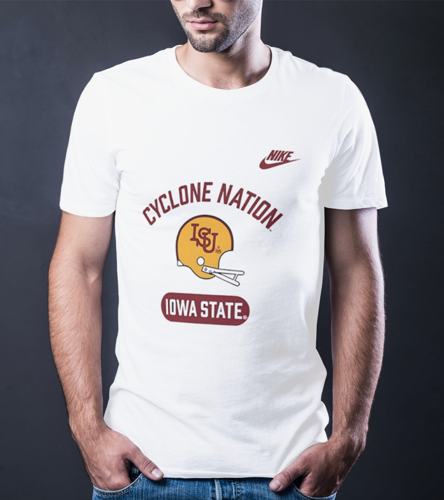 Cyclone Nation Iowa State ISU Football Nike T-Shirt