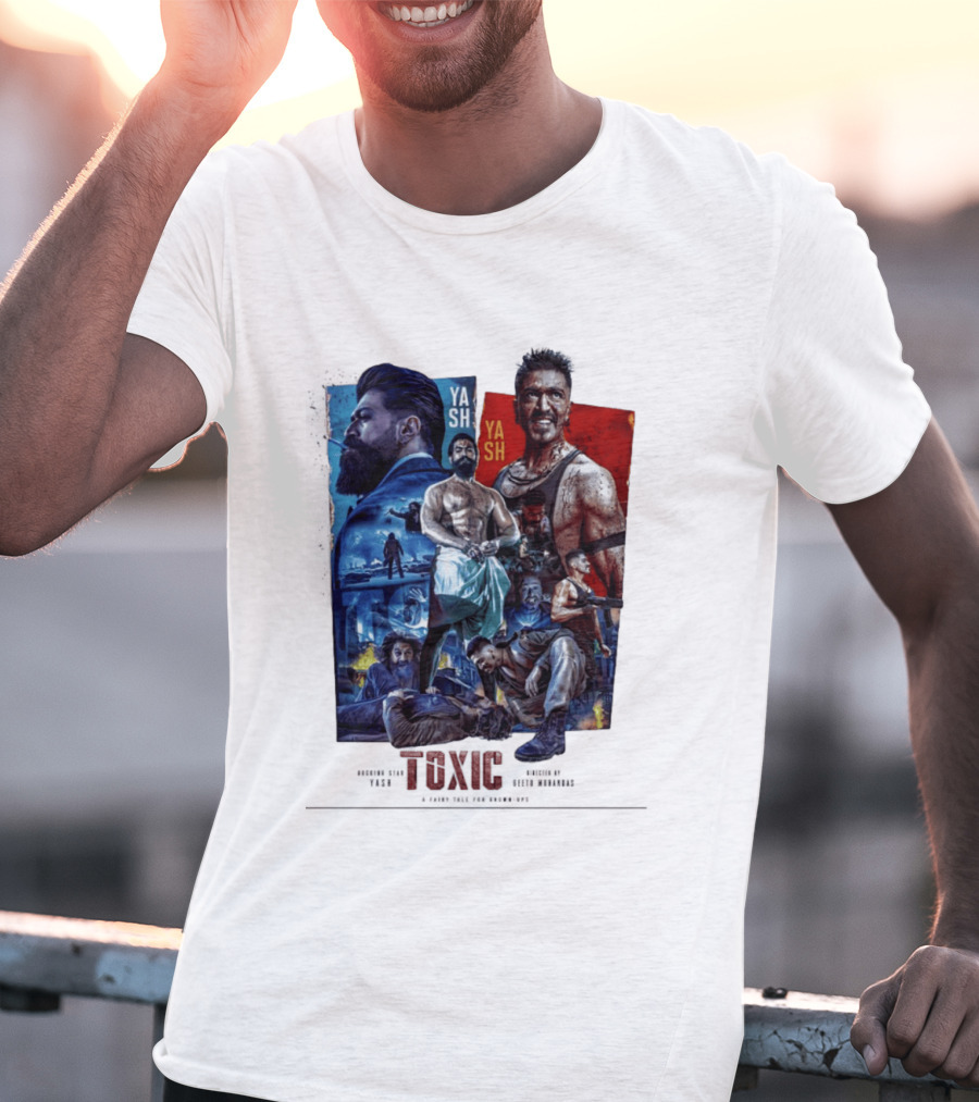 Yash Toxic A Fairy Tale For Grown Ups Rugged Warrior Action Adventure T-Shirt