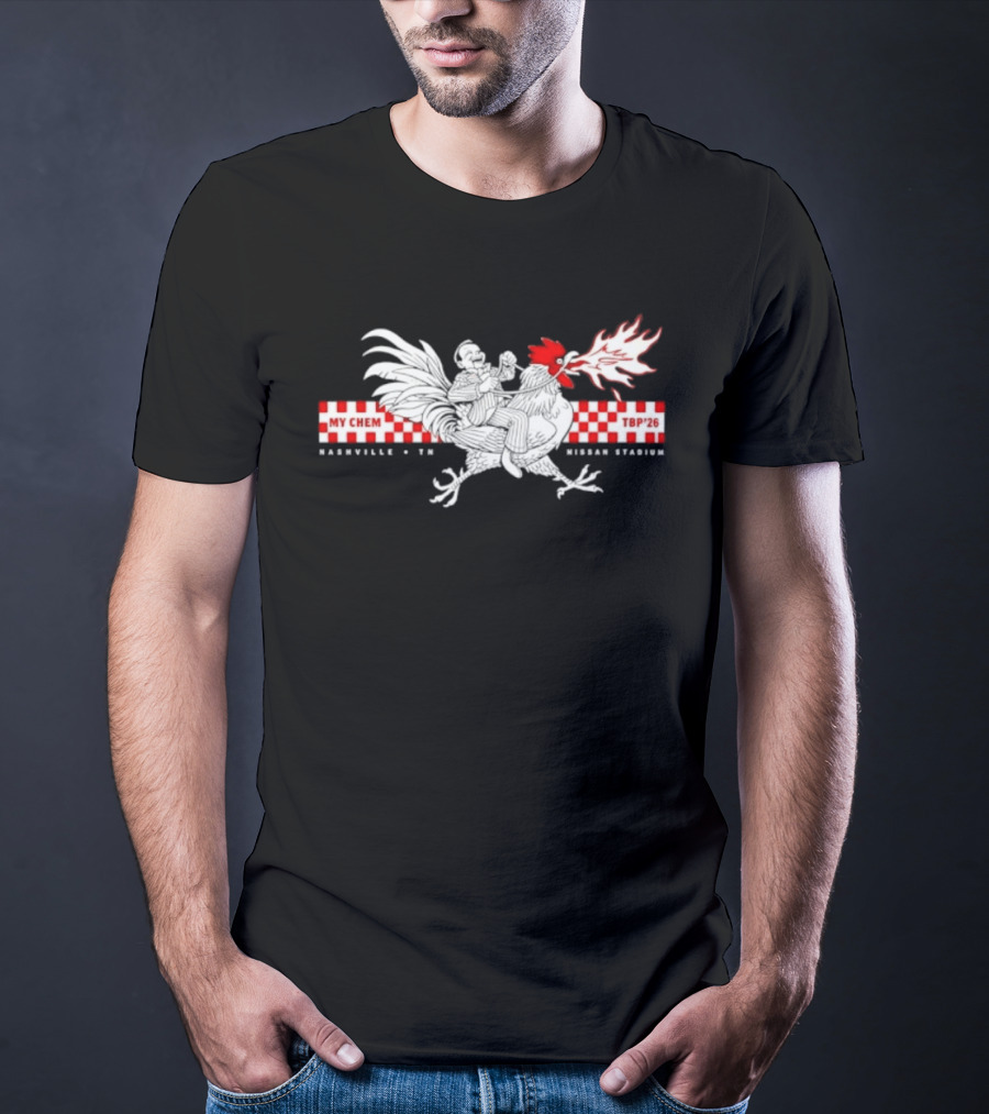 My Chem TBP'26 Nashville TN Nissan Stadium Rooster T-Shirt