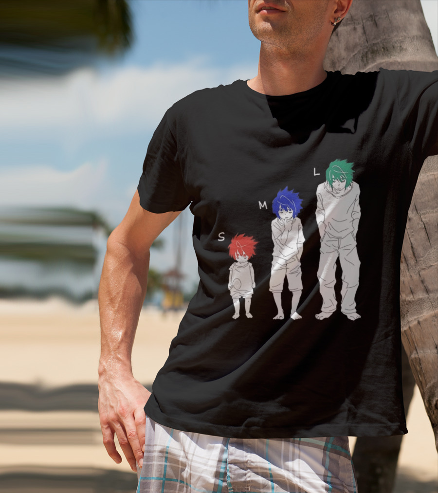 S M L Beyond Birthday Mello L Lawliet Colorful T-Shirt