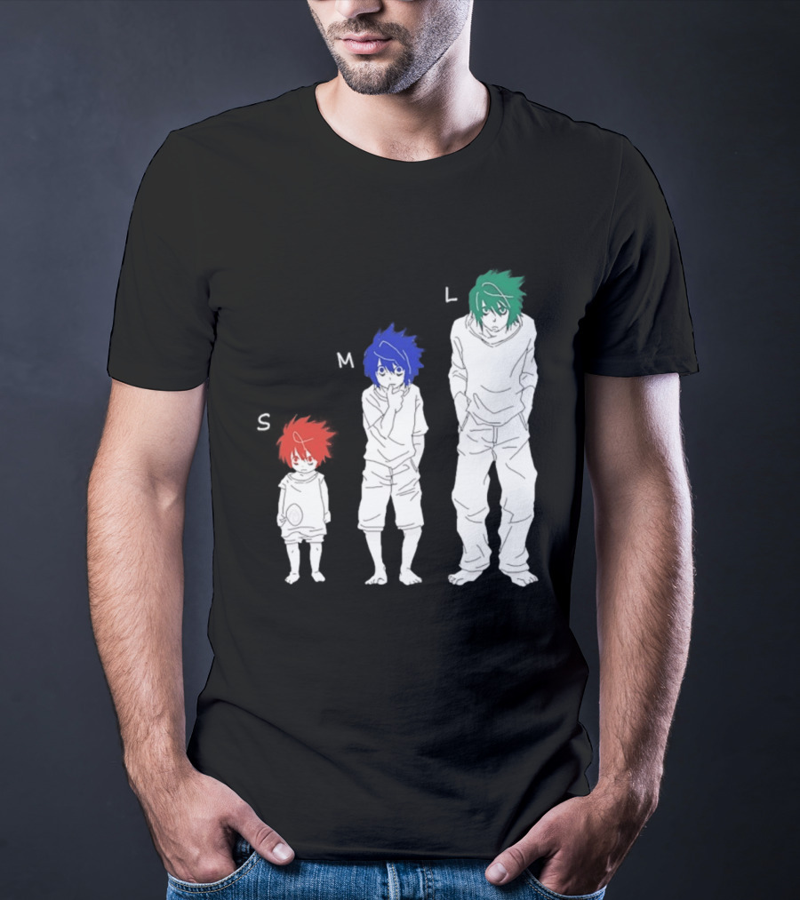 S M L Beyond Birthday Mello L Lawliet Colorful T-Shirt