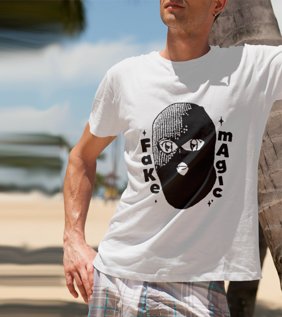 Fake Magic Anime Eyes Balaclava Ski Mask T-Shirt