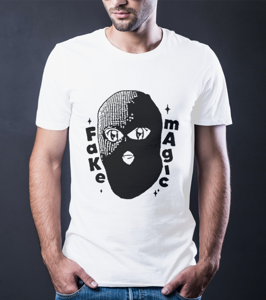 Fake Magic Anime Eyes Balaclava Ski Mask T-Shirt