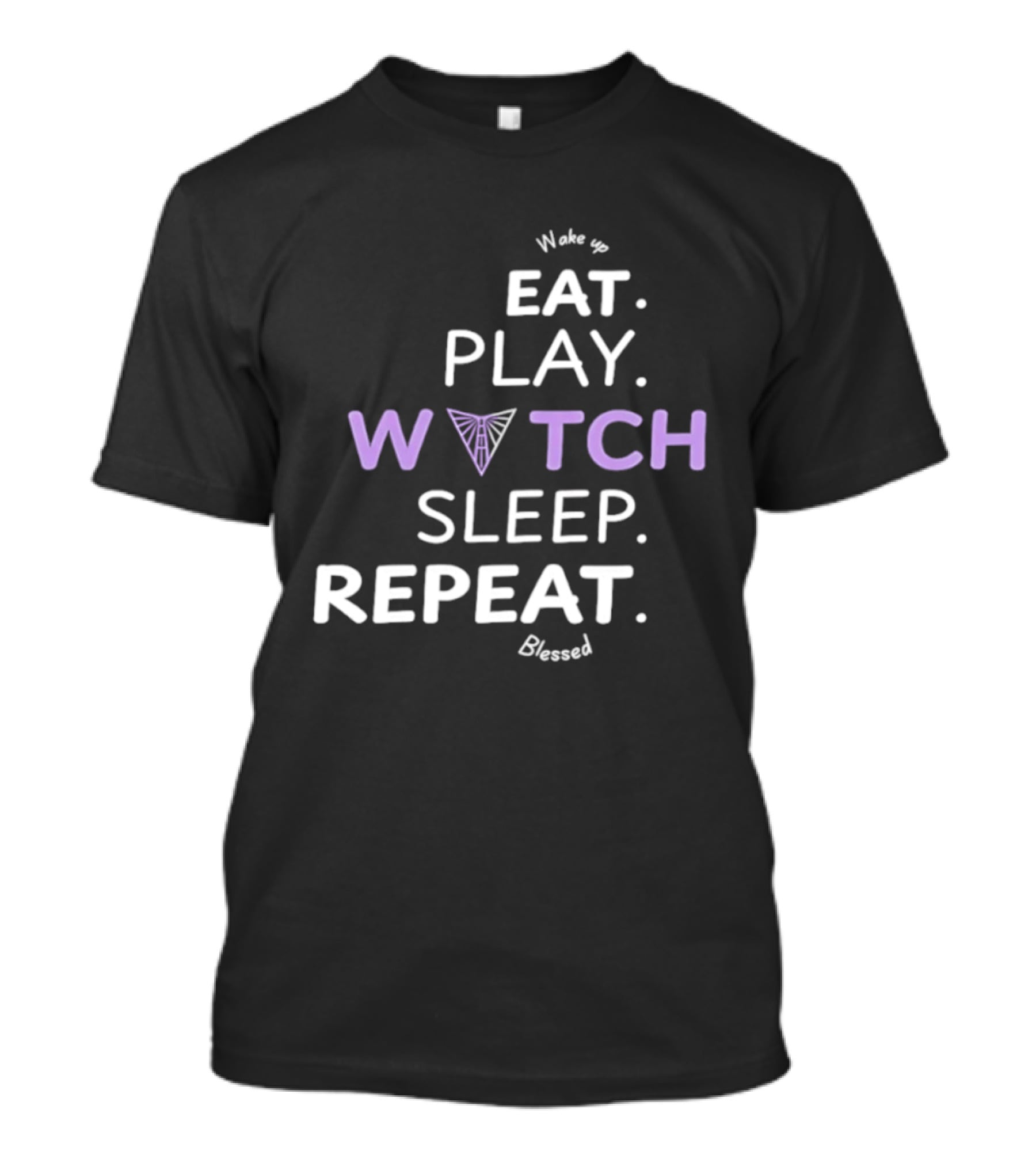 Wake Up Eat Play Sleep Repeat Blessed Golden State Valkyries T-Shirt