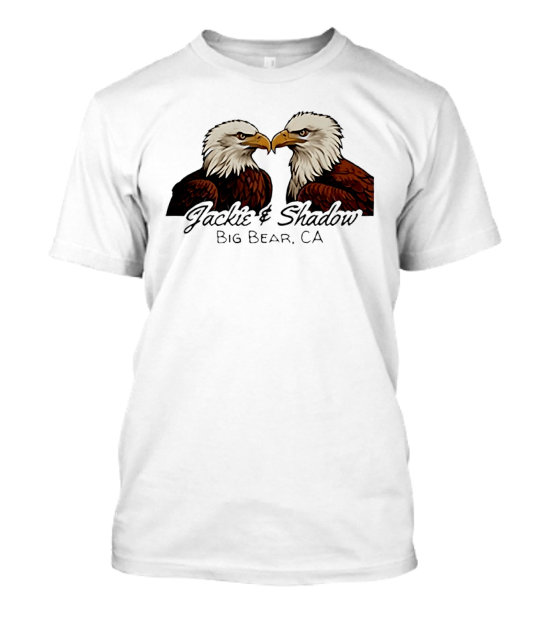 Jackie And Shadow Bald Eagles Big Bear CA Wildlife Pair T-Shirt