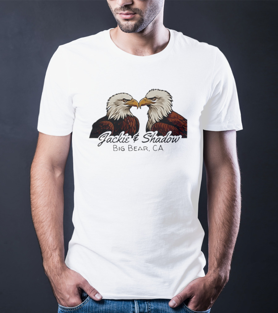 Jackie And Shadow Bald Eagles Big Bear CA Wildlife Pair T-Shirt