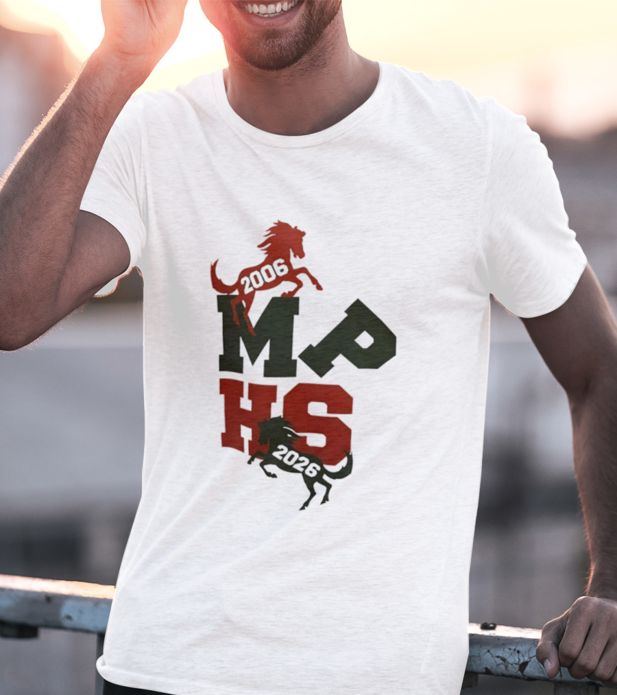 Morgan Park Mustangs MPHS 2006 2026 T-Shirt