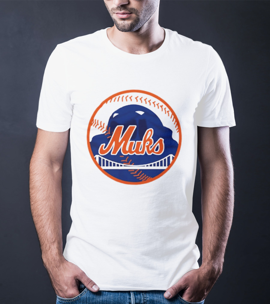 Muks New York Mets Baseball Team T-Shirt