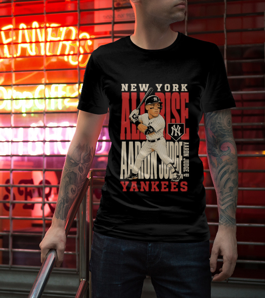 New York Yankees Aaron Judge 2026 Season Caricature T-Shirt