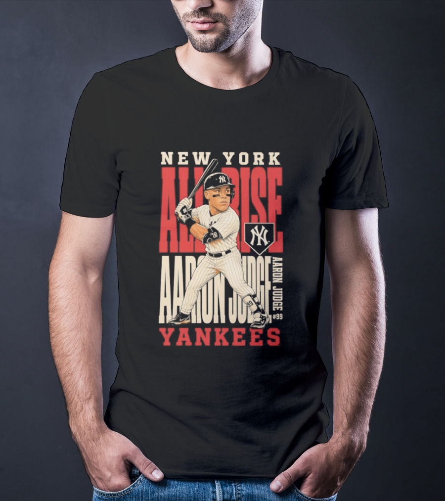 New York Yankees Aaron Judge 2026 Season Caricature T-Shirt