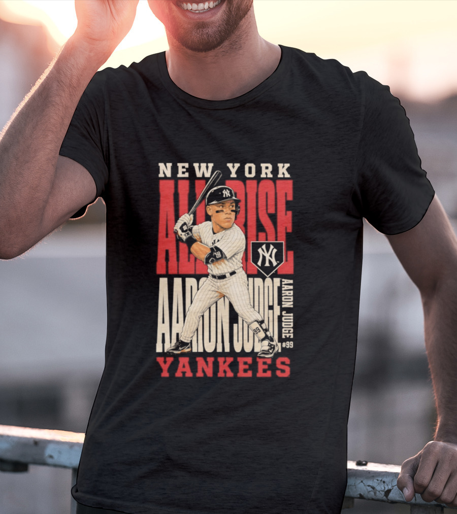New York Yankees Aaron Judge 2026 Season Caricature T-Shirt