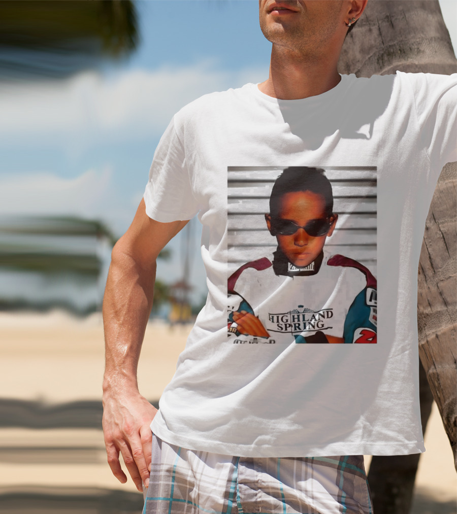 Lewis Hamilton Highland Spring Racing Attire Youthful Champion T-Shirt
