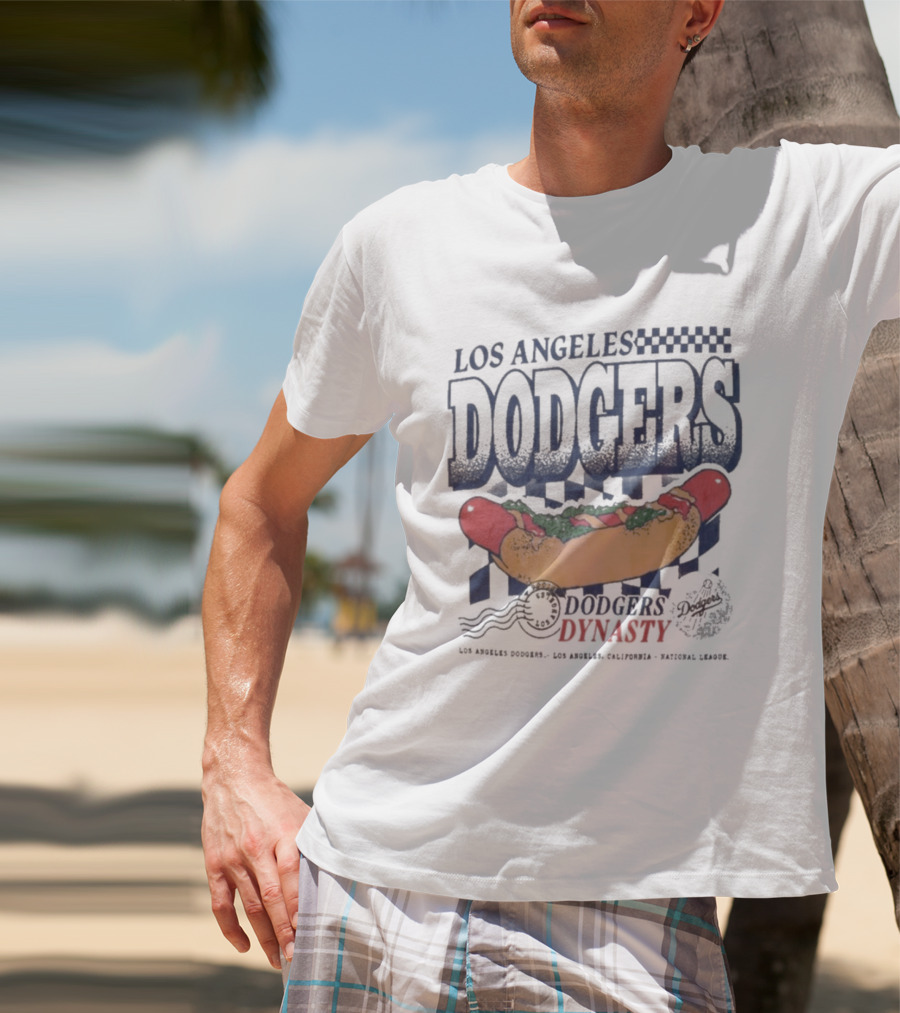 Los Angeles Dodgers Hot Dog Dynasty T-Shirt