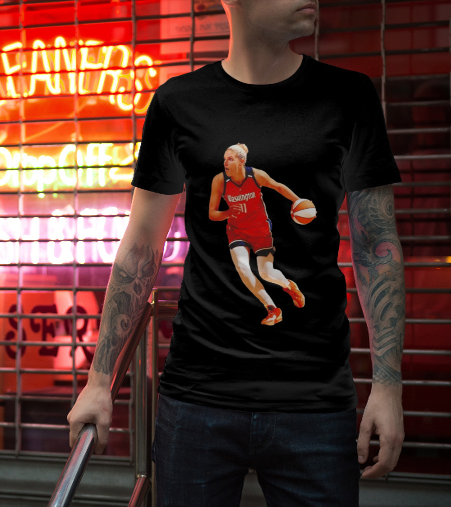 Elena Delle Donne Washington Mystics Basketball Hall Of Fame Player 11 T-Shirt