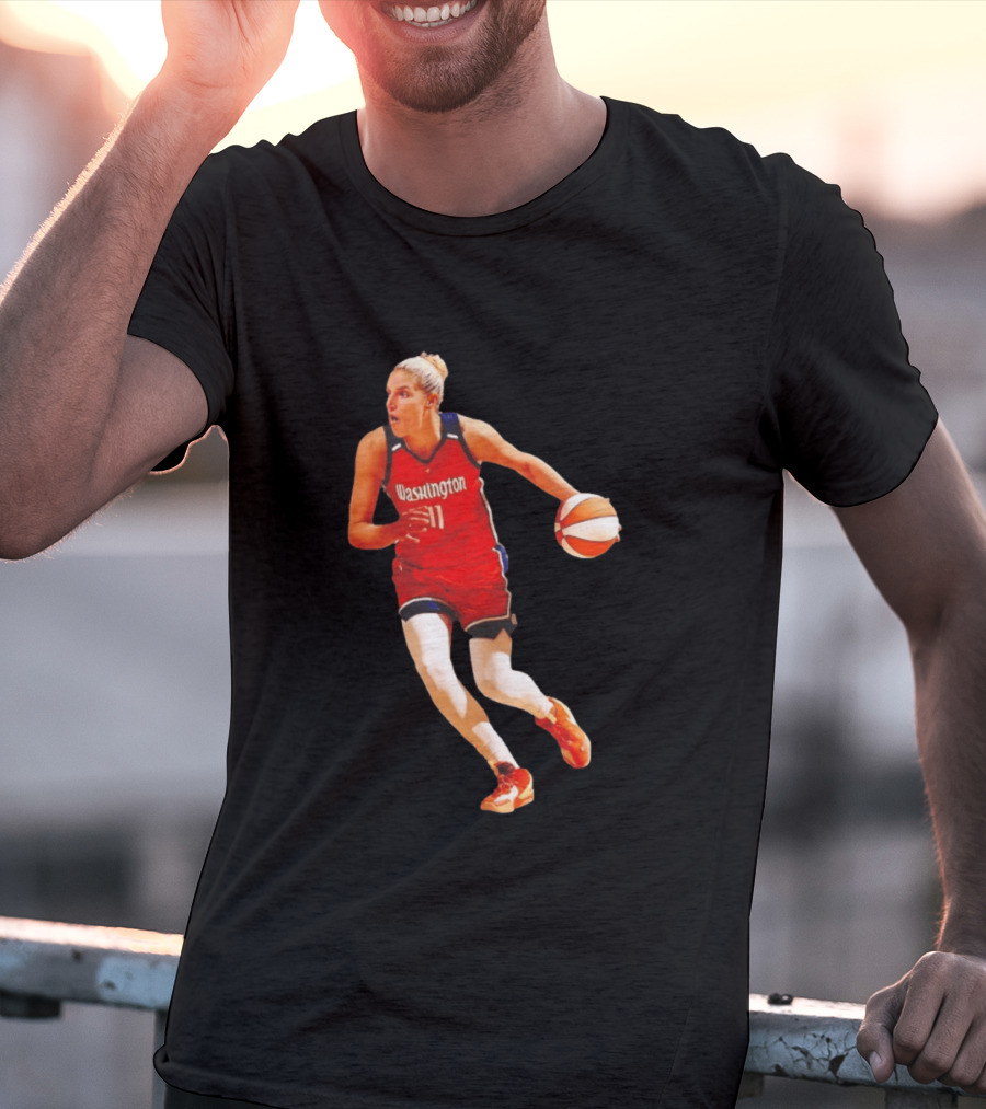 Elena Delle Donne Washington Mystics Basketball Hall Of Fame Player 11 T-Shirt