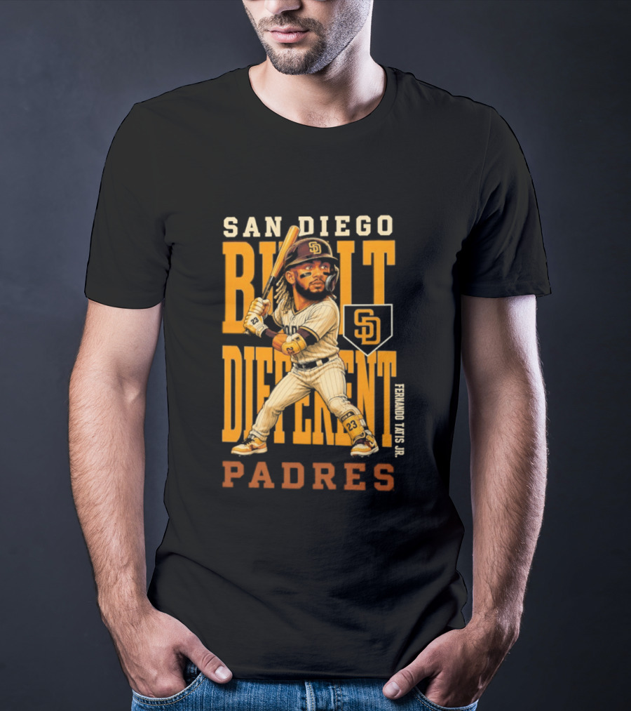 San Diego Built Different Padres Fernando Tatis Jr. 2026 MLB Season T-Shirt