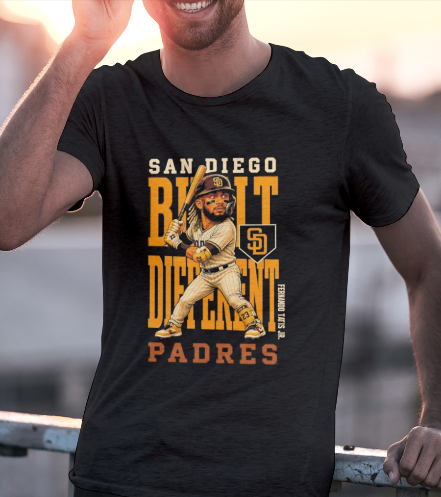 San Diego Built Different Padres Fernando Tatis Jr. 2026 MLB Season T-Shirt