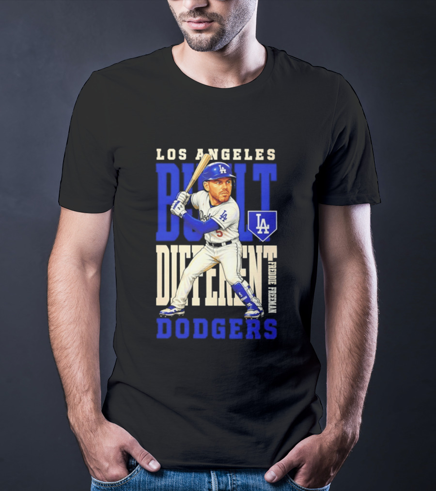Los Angeles Dodgers Built Different Freddie Freeman MLB T-Shirt