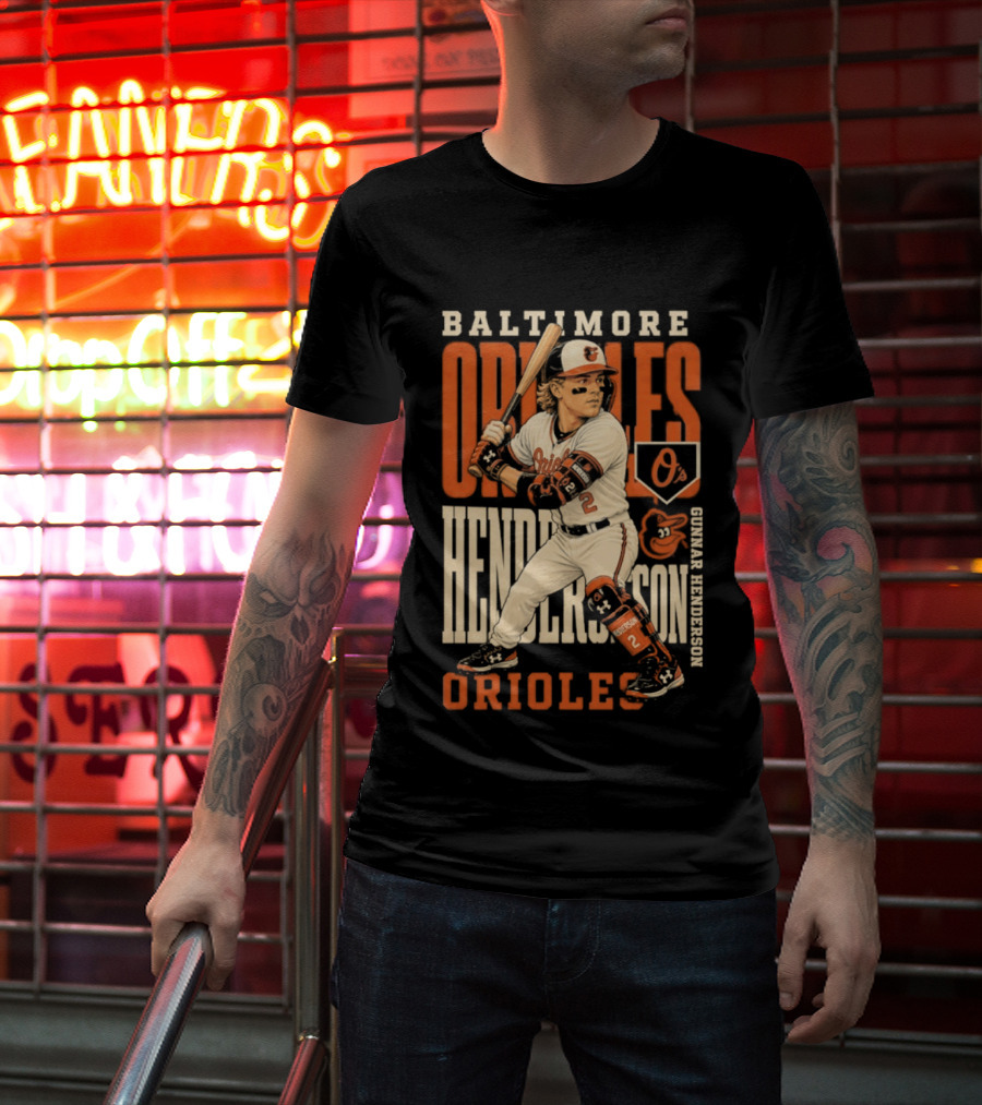 Baltimore Orioles Gunnar Henderson 2026 MLB Season T-Shirt