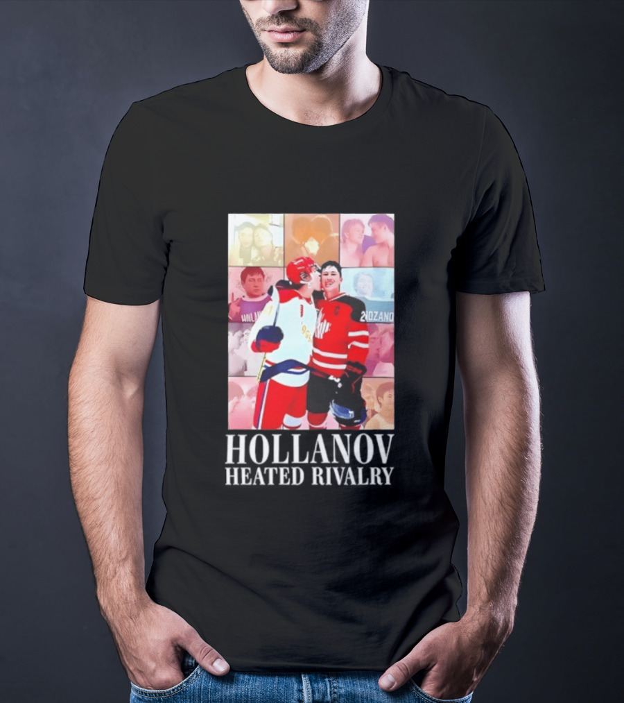 Hollanov Heated Rivalry Hockey Romance 90210ando Walliam 993 T-Shirt