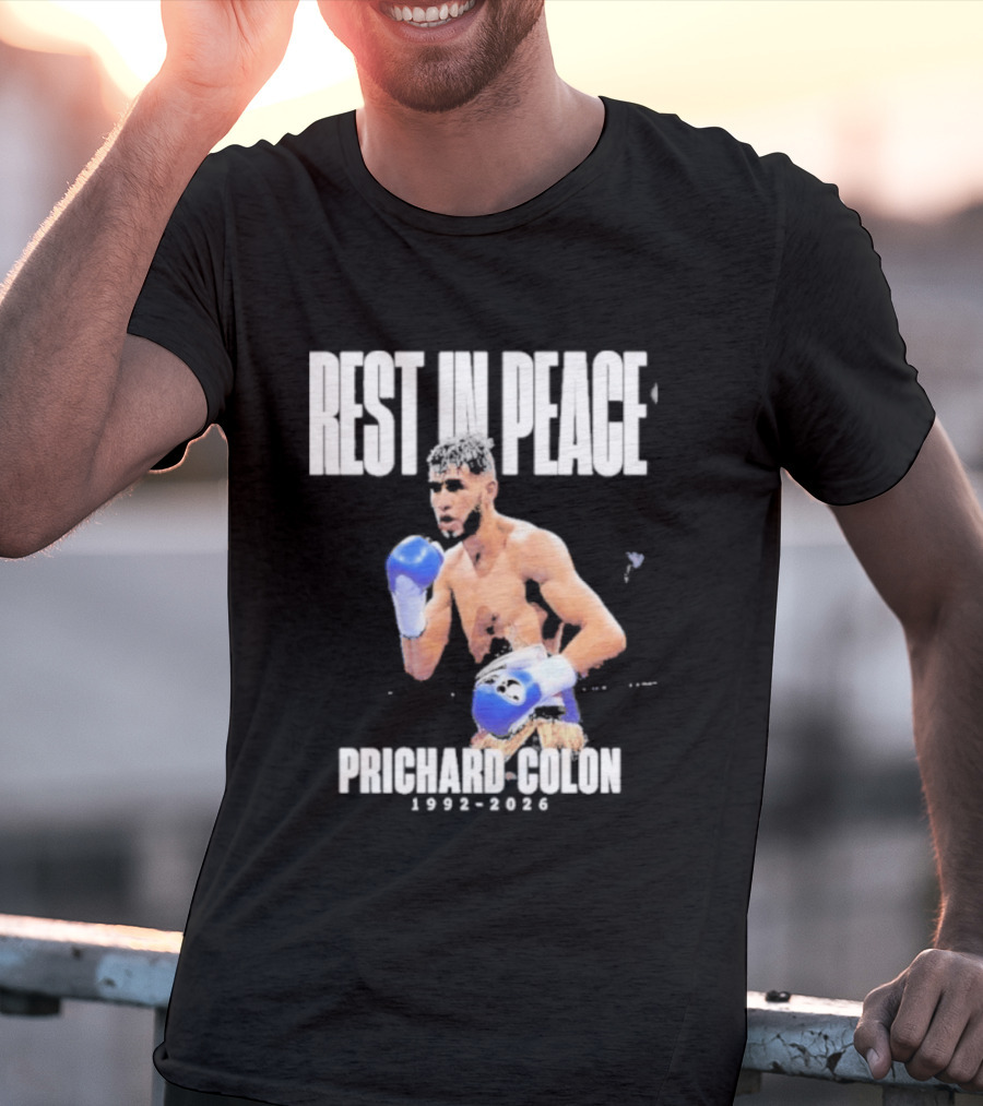 Rest In Peace Prichard Colon 1992 2026 Boxing Gloves T-Shirt