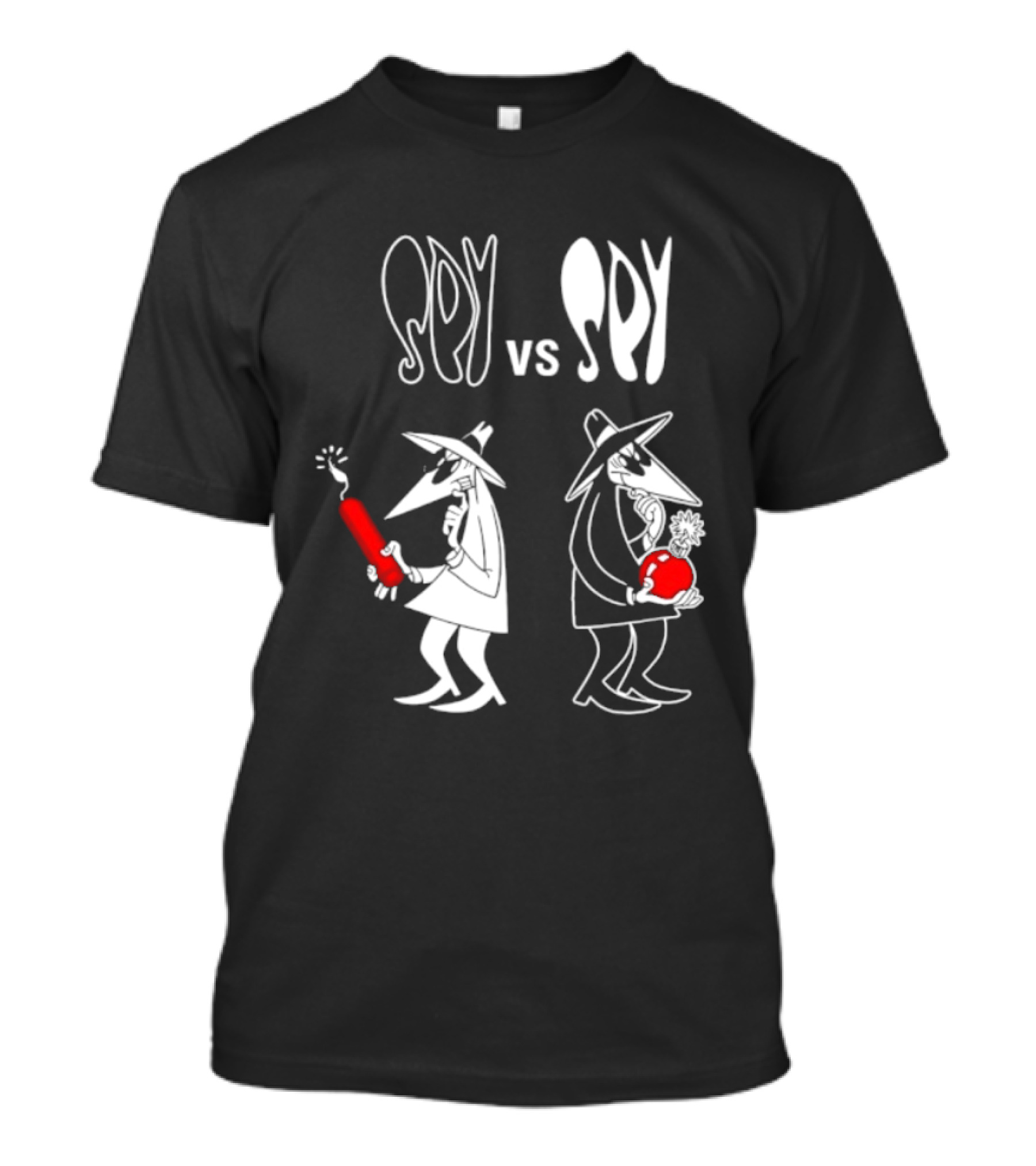 Spy Vs Spy Mad Magazine Classic Comic Characters Showdown Bomb And TNT T-Shirt