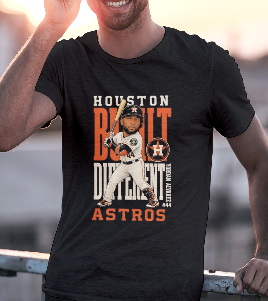 Houston Built Different Astros Yordan Alvarez #44 T-Shirt
