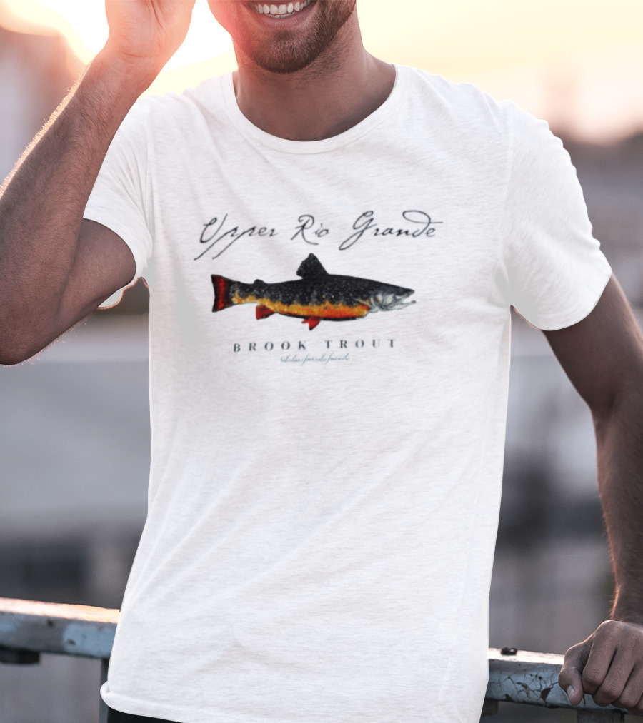 Upper Rio Grande Brook Trout Salvelinus Fontinalis Vintage Fish T-Shirt