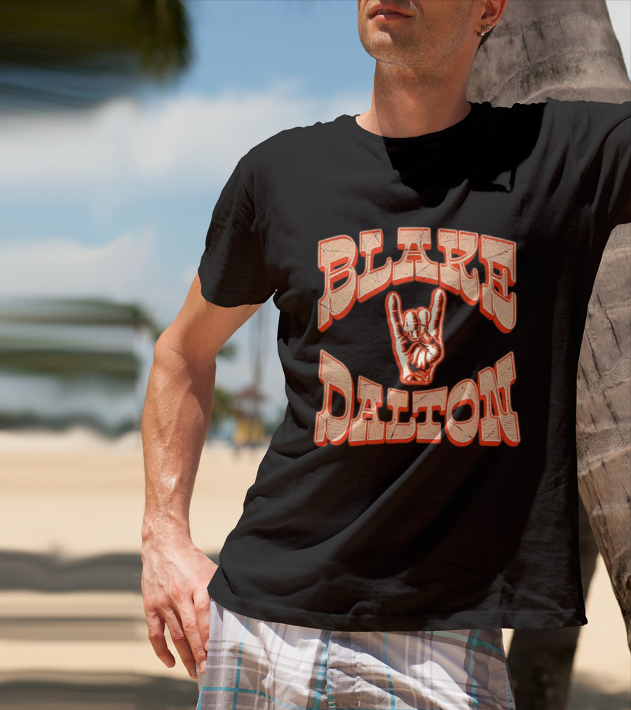 Blake Dalton Hook Em Hand Gesture T-Shirt