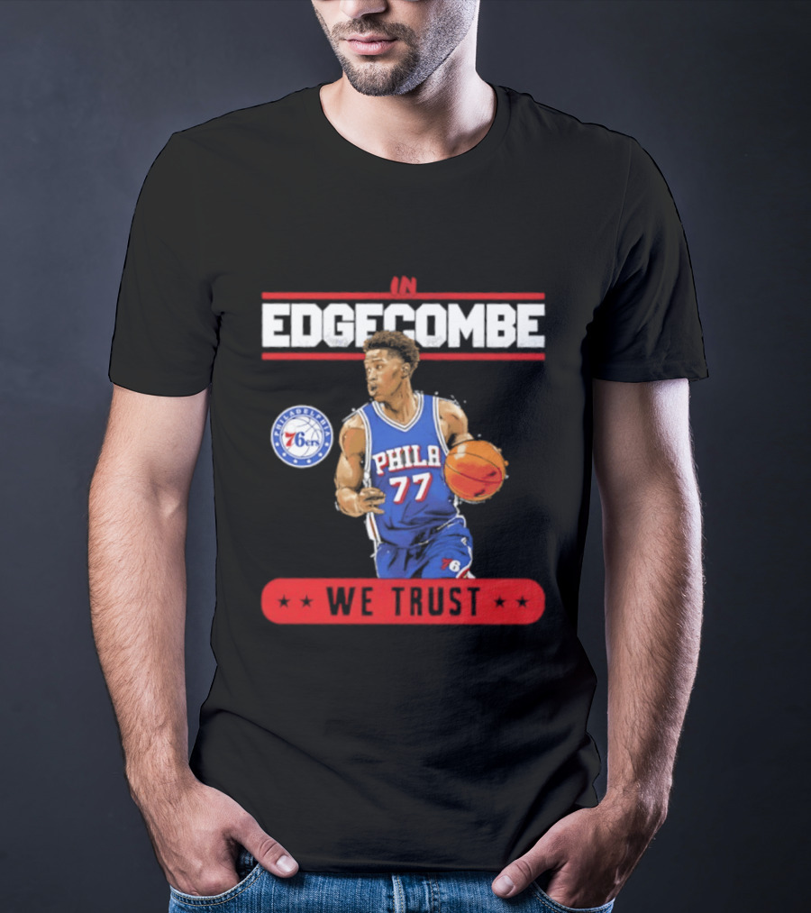 Philadelphia 76ers VJ Edgecombe In Edgecombe We Trust T-Shirt