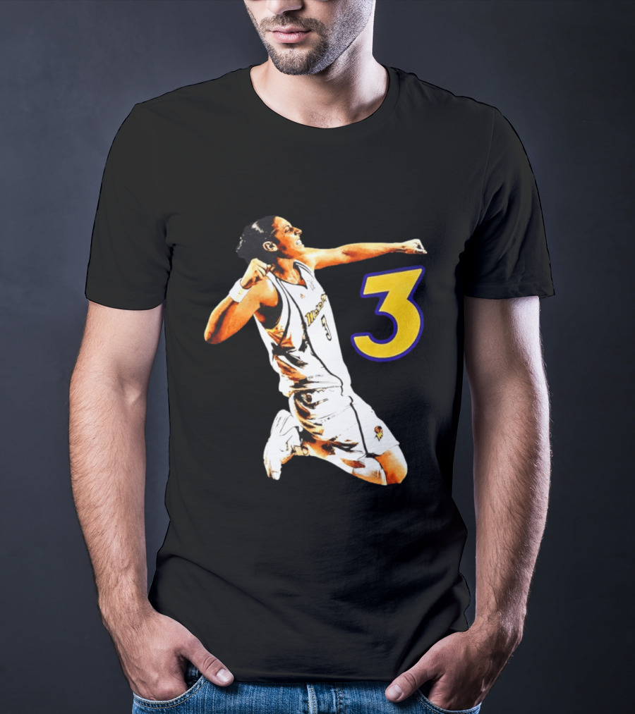Diana Taurasi 3 Phoenix Mercury Basketball Legend Iconic Celebration T-Shirt